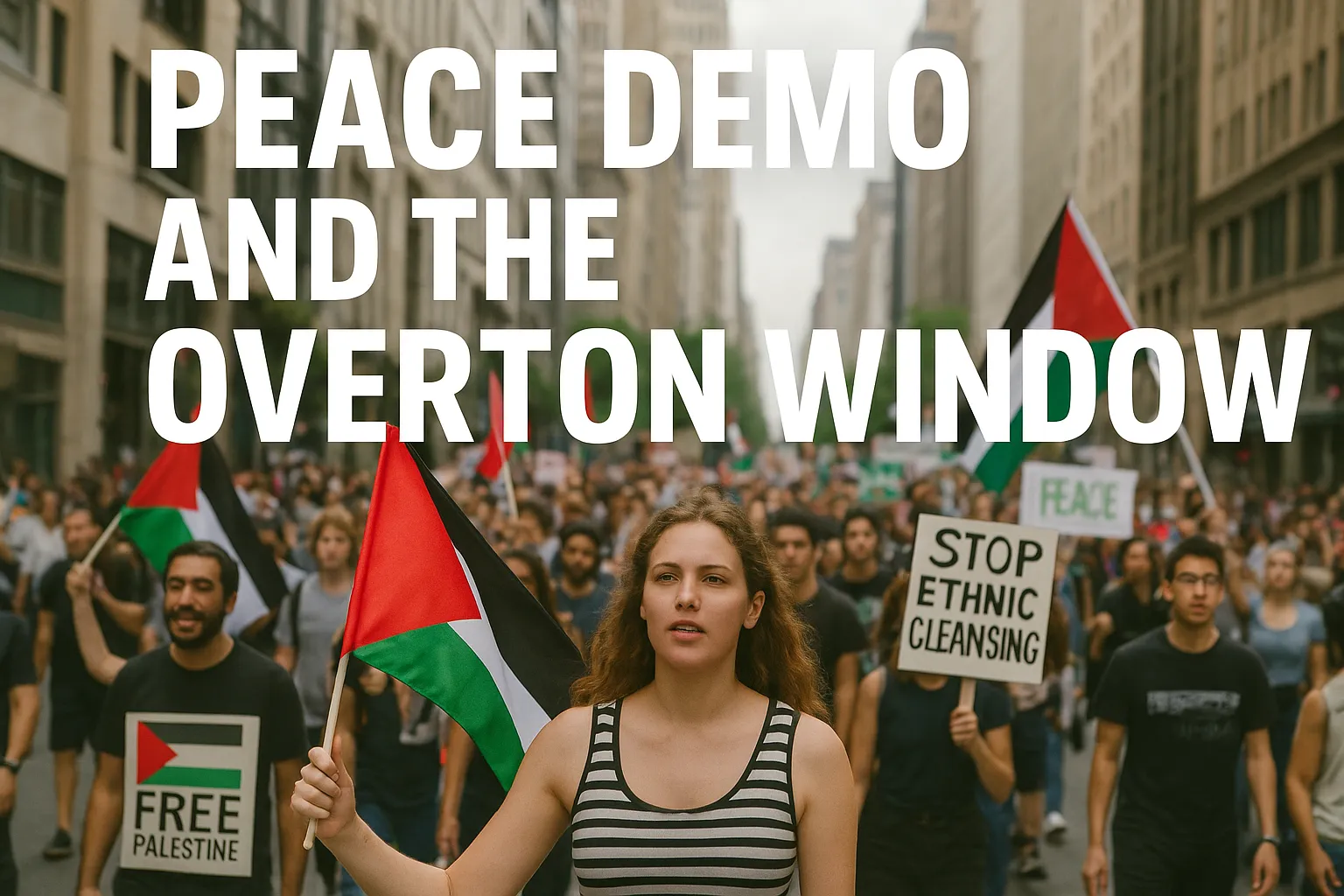 Peace Demo and the Overton Window: The Elephant in the Room of Humanity Peace demo and Overton Window on the Elephant in the Room