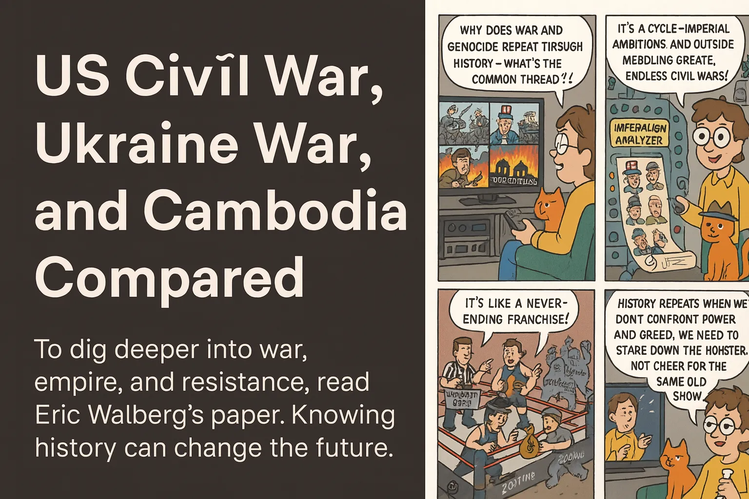US domestic and foreign politics – War and genocide politics
