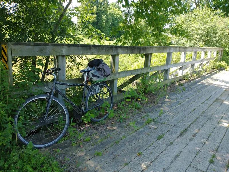 Peterborough-Oshawa-Toronto by bike peterborough_bike_bridge